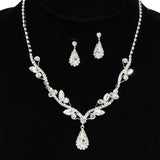 95997, BRANCH ACCENT CRYSTAL RHINESTONE NECKLACE SET