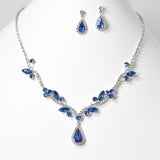 95997, BRANCH ACCENT CRYSTAL RHINESTONE NECKLACE SET