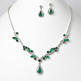 95997, BRANCH ACCENT CRYSTAL RHINESTONE NECKLACE SET
