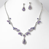 95997, BRANCH ACCENT CRYSTAL RHINESTONE NECKLACE SET