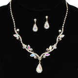 95997, BRANCH ACCENT CRYSTAL RHINESTONE NECKLACE SET