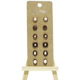 Western Concho Accent Stud Earring SET - view 2