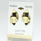 96201, 1.75"L, METAL CLIP ON EARRING