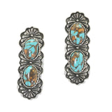 2"L, Western Turquoise Stone Earring