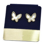 96229, BUTTERFLY OPAL STUD EARRING