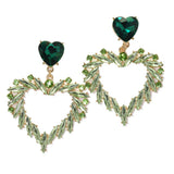 Heart Rhinestone Earring, Valentine's DAY - view 2