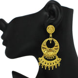 24K Gold Plated Vintage Filigree Earring