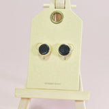 Natural Stone Round Stud Earring - view 4