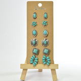 Western Theme Stud Earring SET