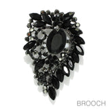 96570, RHINESTONE EVENING PIN BROOCH