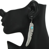 Western Leaf Dangle Earring