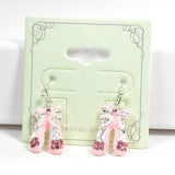3D Enamel Ballet Shoes Earring