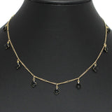 Dainty Enamel Clover Charm Necklace - view 3