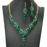 96991, RHINESTONE EVENING NECKLACE SET