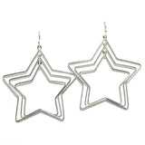 Star Multi Cutout Dangle Earring
