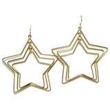 Star Multi Cutout Dangle Earring - view 3