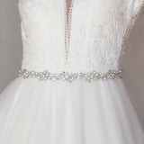 Handmade Crystal Rhinestone Wedding Belt/ Headband