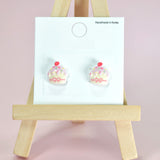 96800, CUPCAKE ACRYLIC STUD EARRING