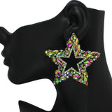 BIG Star Rhinestone Earring