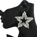 BIG Star Rhinestone Earring - view 3