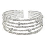 96913, CRYSTAL RHINESTONE CUFF BRACELET
