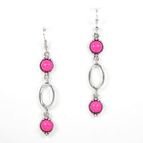 Western Turquoise Stone Accent Dangle Earring - view 2