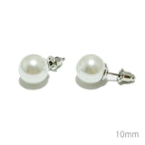 97087, 10MM PEARL STUD EARRING