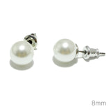 97088, 8MM PEARL STUD EARRING