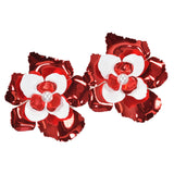 97110, OVERSIZED FLOWER EARRING