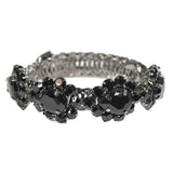 97149, TEARDROP RHINESTONE ACCENT WRAPPED BRACELET