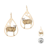 97211, "BAA" SHEEP DANGLE EARRING
