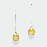 97770, ROUND RHINESTONE DANGLE EARRING