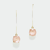 97770, ROUND RHINESTONE DANGLE EARRING