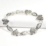 97884, "JESUS" HEART MAGNETIC CLOSURE BRACELET
