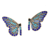 97901, BUTTERFLY RHINESTONE EARRING