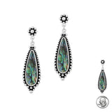 Abalone Teardrop Dangle Earring