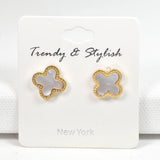 98226, CLOVER STUD EARRING