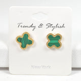 98226, CLOVER STUD EARRING