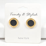 Roman Numeral Accent Stud Earring