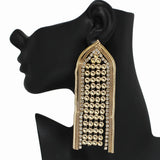 Oversized Geometric Metal Earring