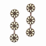 Western Turquoise Stone Dangle Earring - view 4