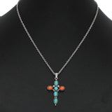 98293, WESTERN CROSS PENDANT NECKLACE