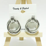Round Door Knocker Earring
