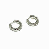 98364, TWISTED HUGGIE HOOP EARRING