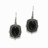 Western Oval Turquoise Stone Earring - view 2