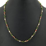 98478, DAINTY PEARL WITH BEAD NECKLACE