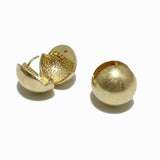 Chunky Ball Huggie Earring - view 2