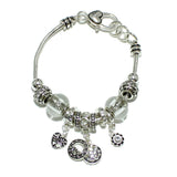 98650, DIAMOND-APRIL BIRTHSTONE CHARM BRACELET