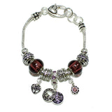98650, ALEXANDRITE-JUNE BIRTHSTONE CHARM BRACELET