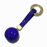 98681, BALL BLING CRYSTAL EMBELLISHED KEYCHAIN